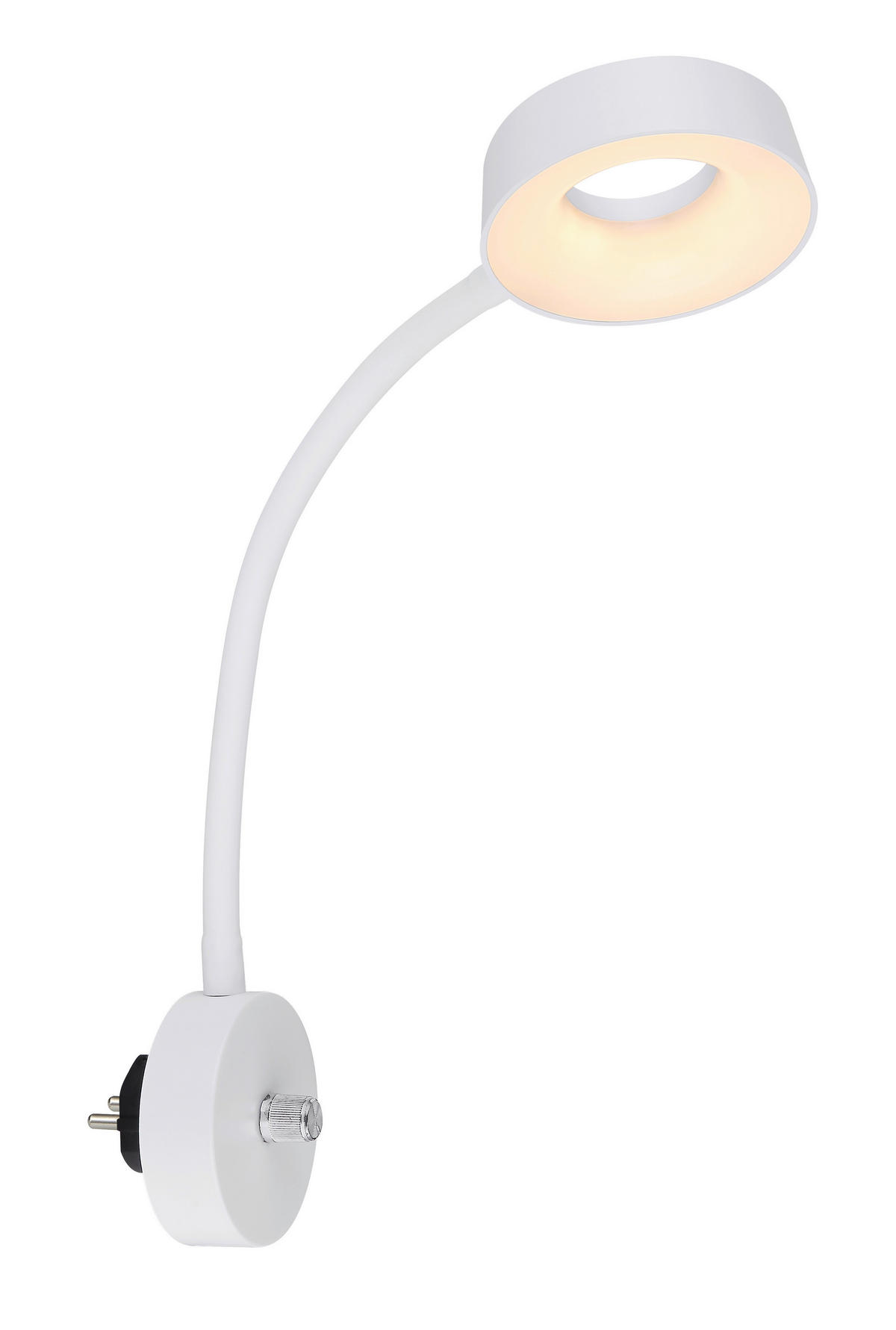 GLOBO LED-Wandleuchte weiß Metall B/H: ca. 26x45,5 cm LEHOVO - weiß (26,00/45,50cm) - GLOBO