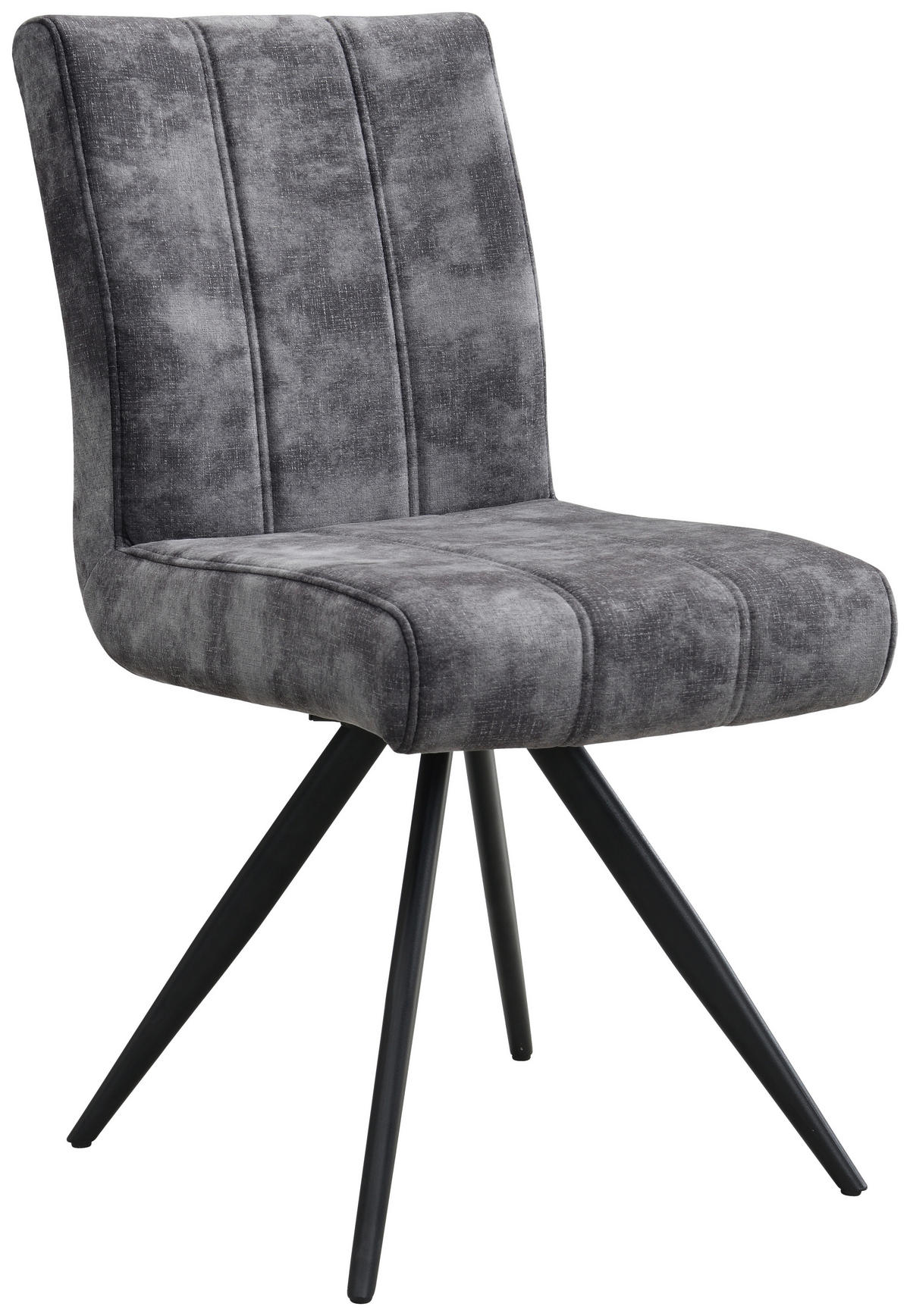 Drehstuhl Porto anthrazit Microfaser B/H/T: ca. 58x94x60 cm Porto - schwarz/anthrazit (58,00/94,00/60,00cm)