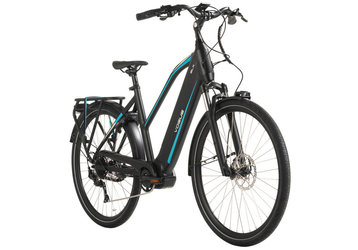 VOGUE BIKE E-Bike SLX SLX 28 Zoll Rahmenhöhe 51 cm 9 Gänge schwarzblau schwarzblau ca. 250 W ca. 28 Zoll SLX - schwarzblau - VOGUE BIKE