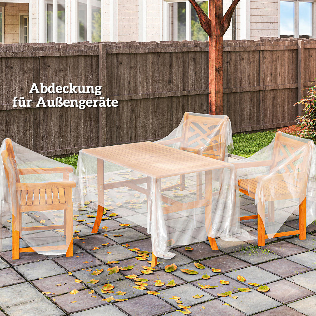 Outsunny Gewächshausfolie B/H/L: ca. 800x1x1000 cm Gewächshausfolie - transparent (1000,00/800,00/1,00cm) - Outsunny