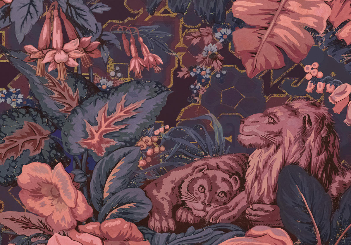 Komar Fototapete Orient Violet B/L: ca. 200x270 cm Orient Violet - (200,00/270,00cm) - Komar