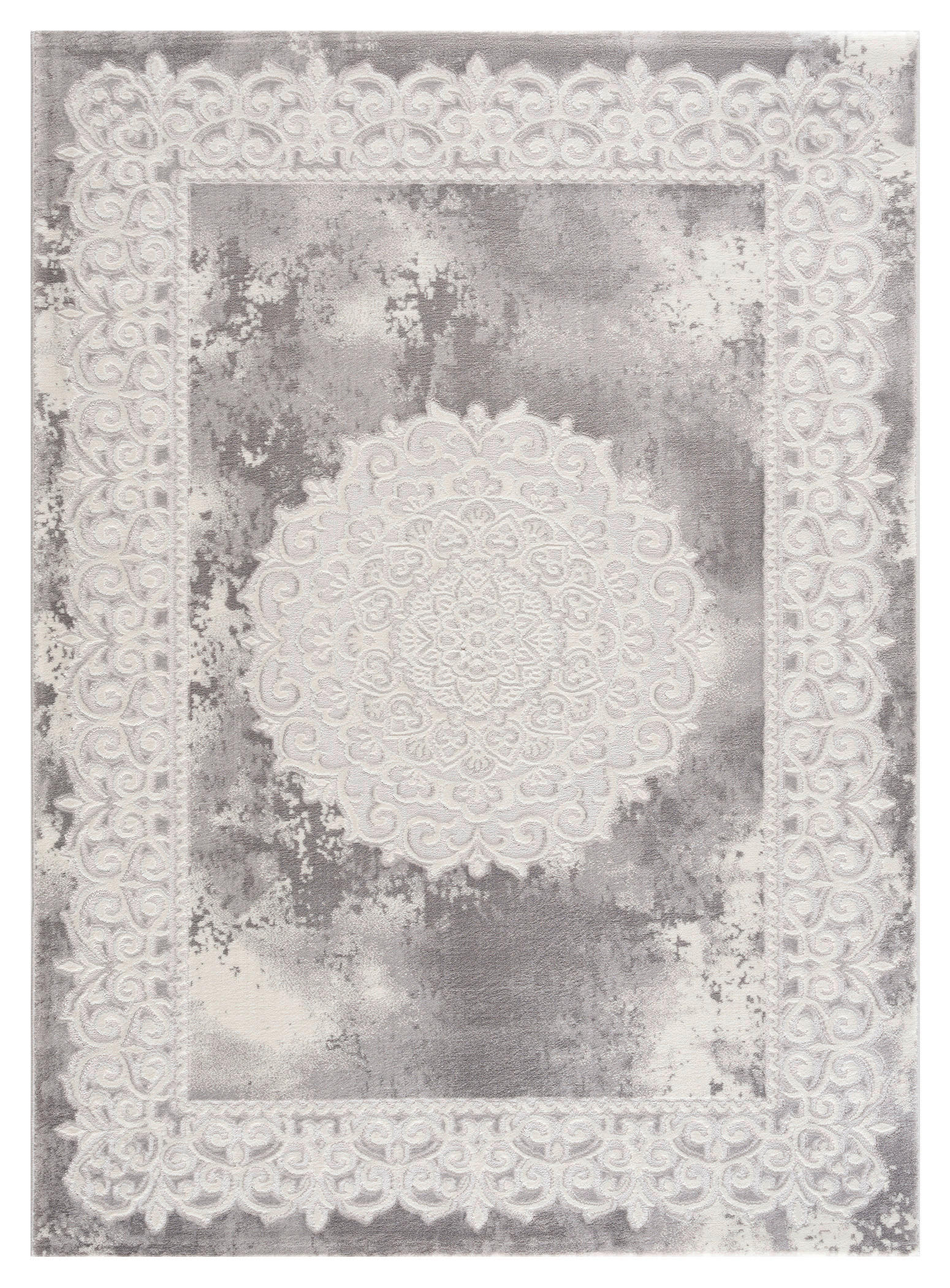Sanat Teppich Harmony hellgrau B/L: ca. 80x150 cm