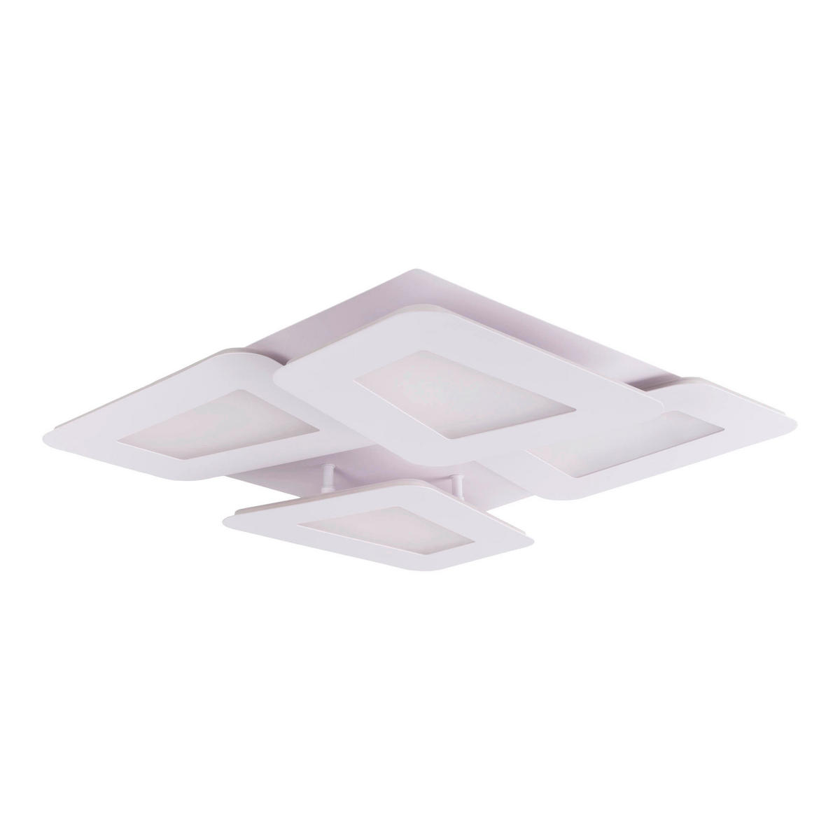 Näve Leuchten LED-Deckenleuchte weiß Metall Kunststoff B/H/T: ca. 48x8x48 cm SIMEN - weiß (48,00/8,00/48,00cm) - Näve Leuchten