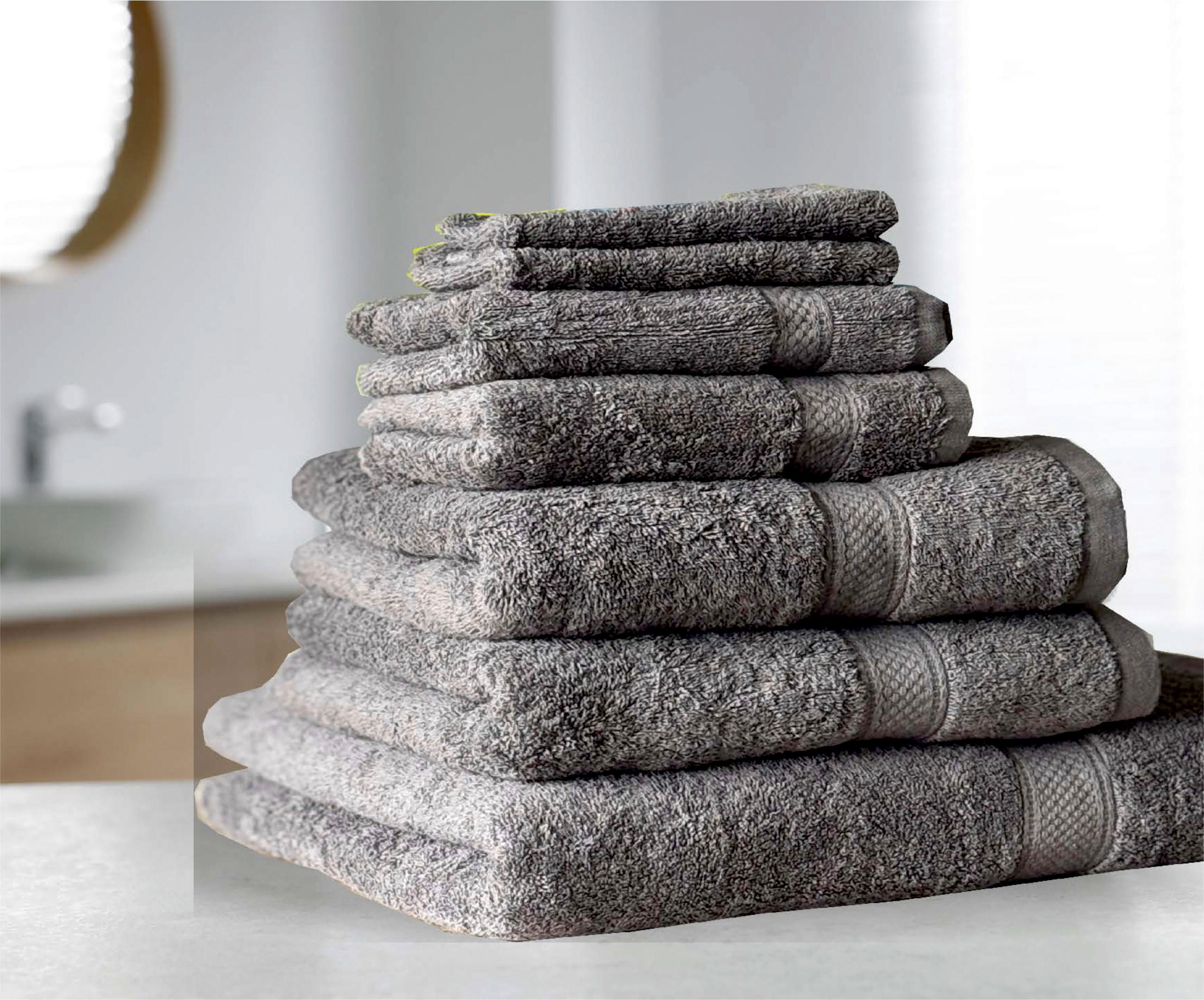 Frottierset Frottierset grau - grau (70,00/140,00cm)