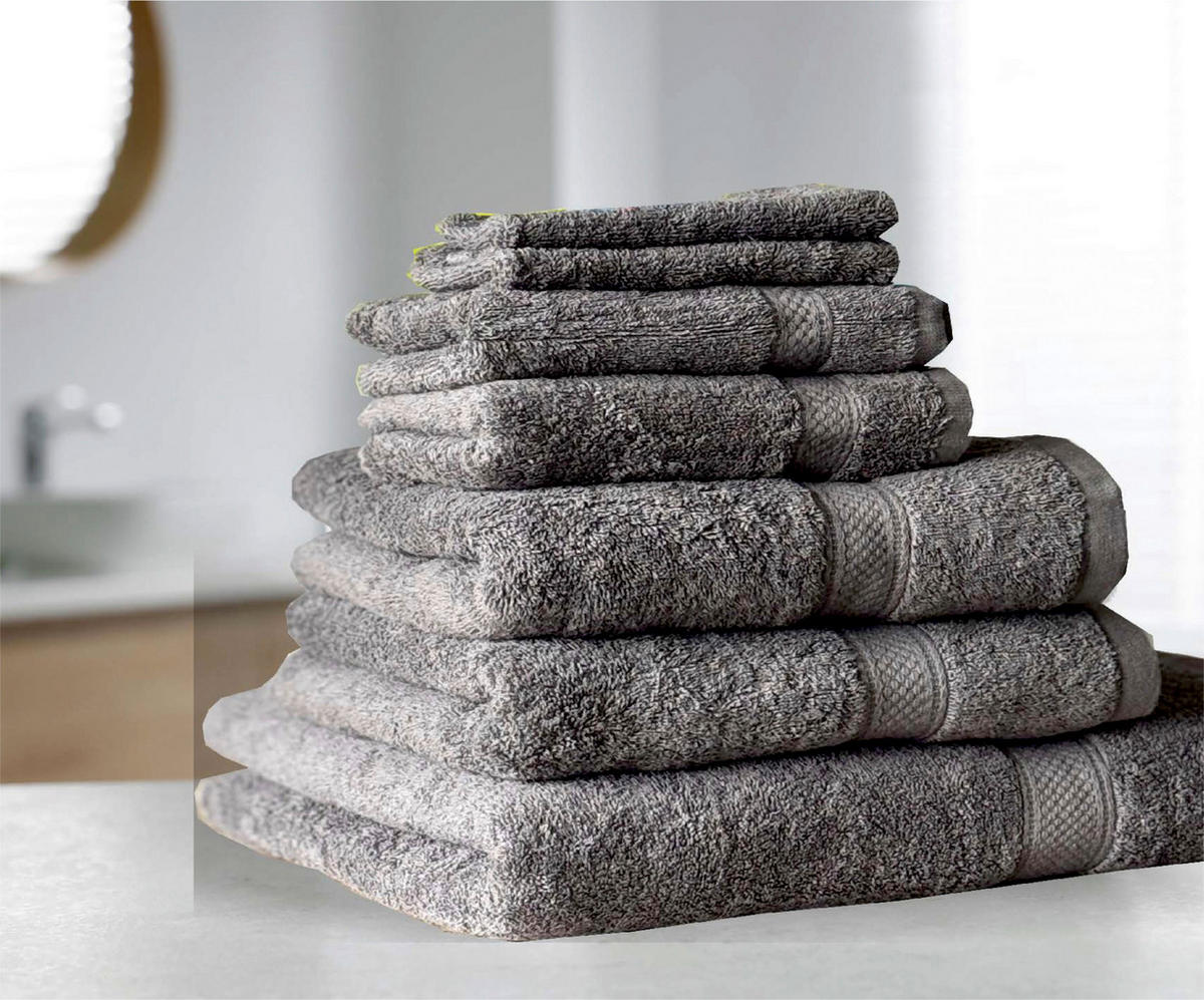 Frottierset Frottierset grau - grau (70,00/140,00cm)