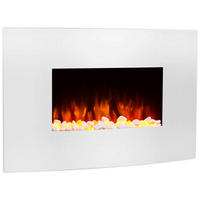 Balderia Wandkamin Enjo weiß MDF B/H/T: ca. 58x91x18 cm Elekt.-Kamin Enjo EF159P - weiß (58,00/91,00/18,00cm) - Balderia