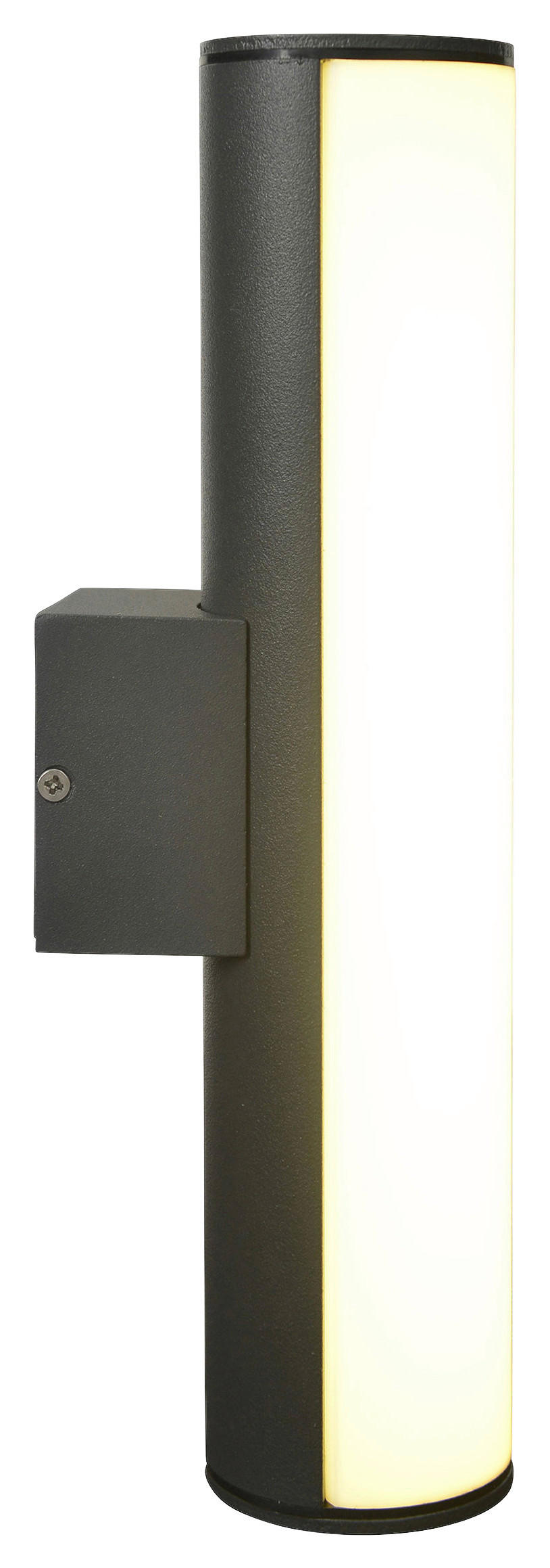 LED-Außenwandleuchte 1161997 dunkelgrau weiß B/H/T: ca. 30x6,5x9,5 cm LED Außenwandleuchte Flair mit LED - weiß/dunkelgrau (30,00/6,50/9,50cm) - Näve Leuchten
