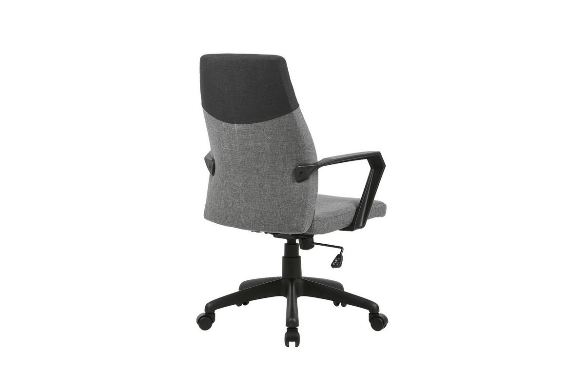 Chefsessel EDGY schwarz grau EDGY - schwarz/grau (58,00/99,00/56,00cm) - byLIVING