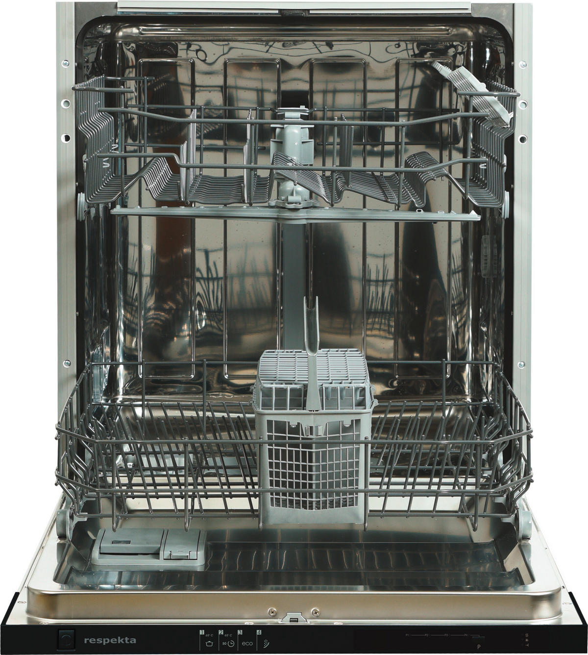 Respekta Küchenblock Premium grau hochglänzend B/H/T: ca. 345x220,5x172 cm Premium - weiß/granit (345,00/220,50/172,00cm) - Respekta