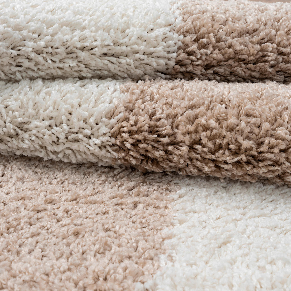 Sanat Hochflorteppich MILANO beige B/L: ca. 200x290 cm MILANO - beige (200,00/290,00cm) - Sanat