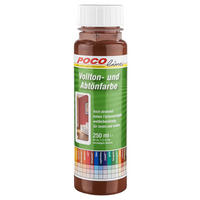 POCOline Vollton- und Abtönfarbe schoko ca. 0,25 l Voll+Abtönfarbe 250ml schoko - schoko (250ml) - POCOline