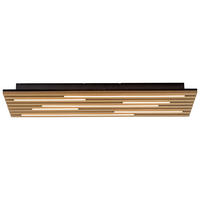 Just Light Deckenleuchte Eiche B/H/L: ca. 30x5x80 cm Deckenleuchte_Akustik - Eiche (80,00/30,00/5,00cm) - Just Light