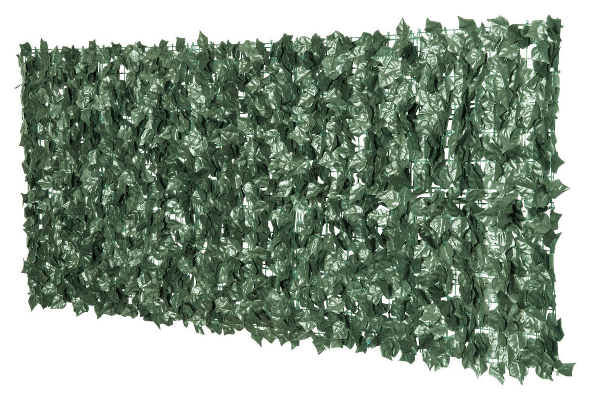 Outsunny Künstliche Hecke dunkelgrün Kunststoff H/L: ca. 100x240 cm Künstliche Hecke - dunkelgrün (240,00cm) - Outsunny