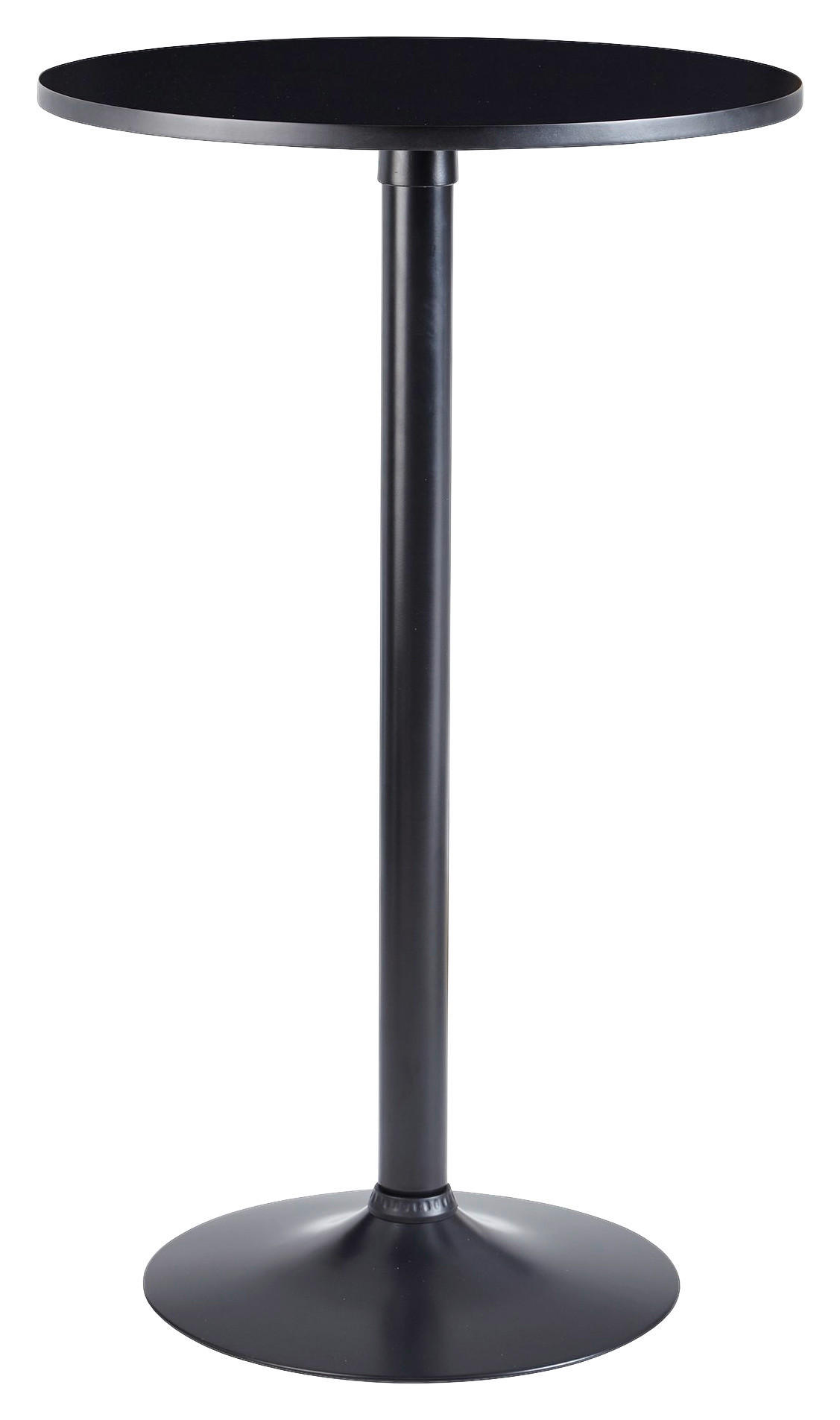 Tisch schwarz MDF Stehtisch - schwarz - Wohnling