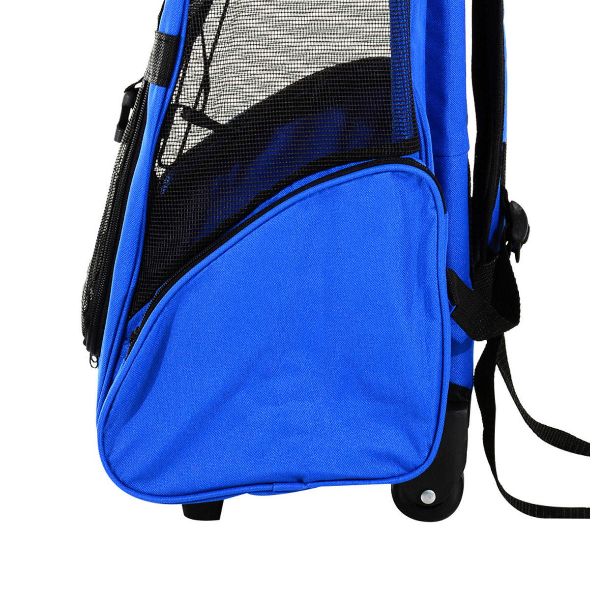 PawHut Hunde-Zubehör schwarz Edelstahl B/H/L: ca. 25x42x55 cm Tragetasche - blau/schwarz (55,00/25,00/42,00cm) - PawHut