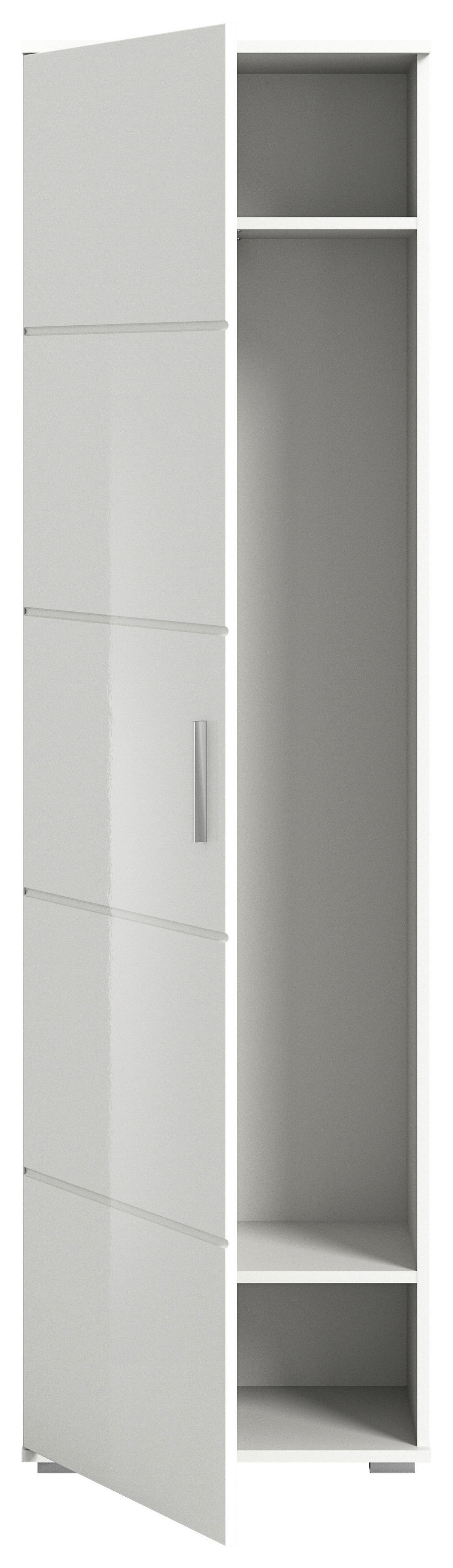 Garderobenschrank PREGO weiß B/H/T: ca. 55x191x37 cm PREGO - weiß (55,00/191,00/37,00cm) - xonox.home