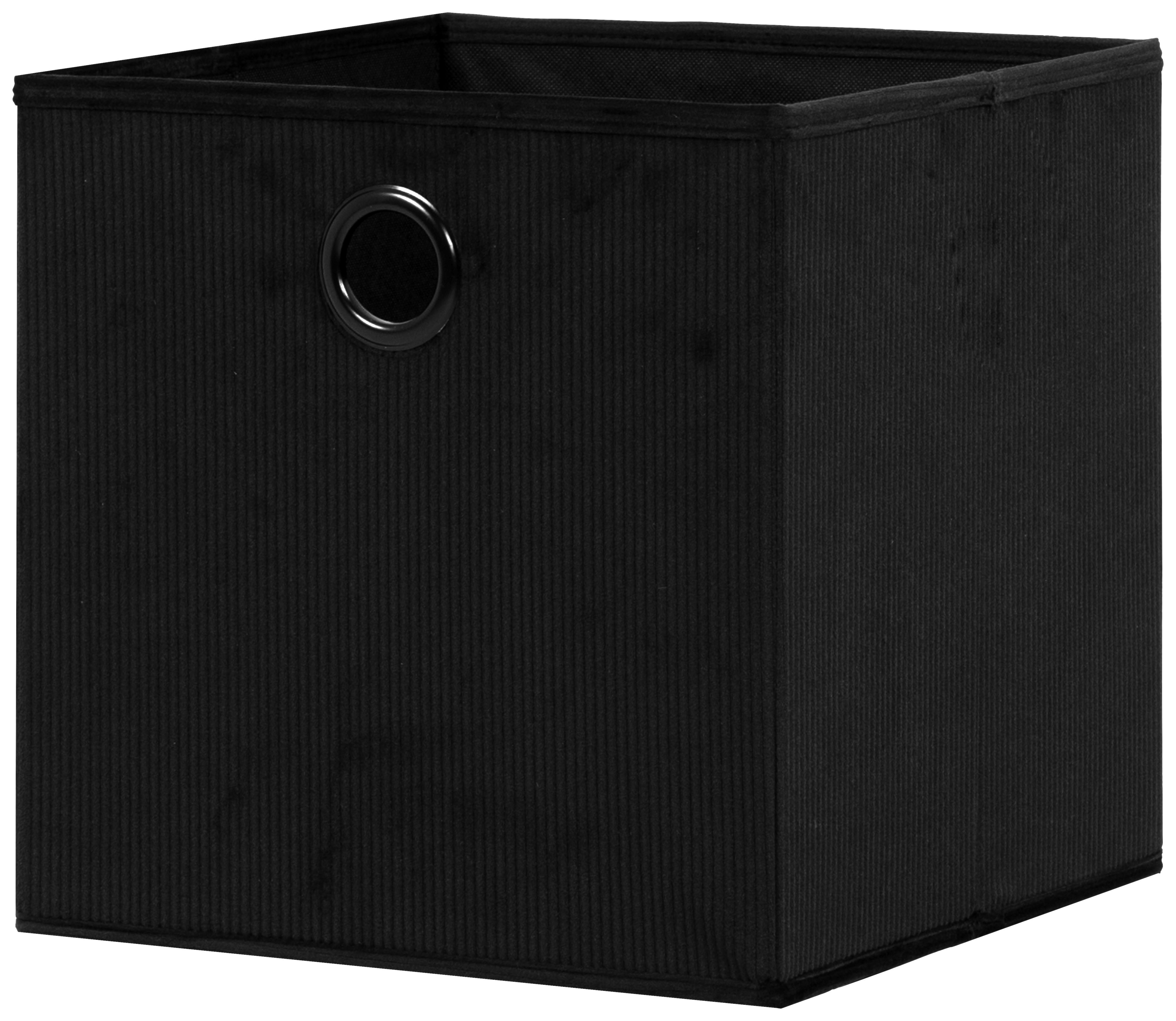 Stoffbox schwarz B/H/T: ca. 32x32x32 cm Stoffbox_1 3754 - schwarz (32,00/32,00/32,00cm)