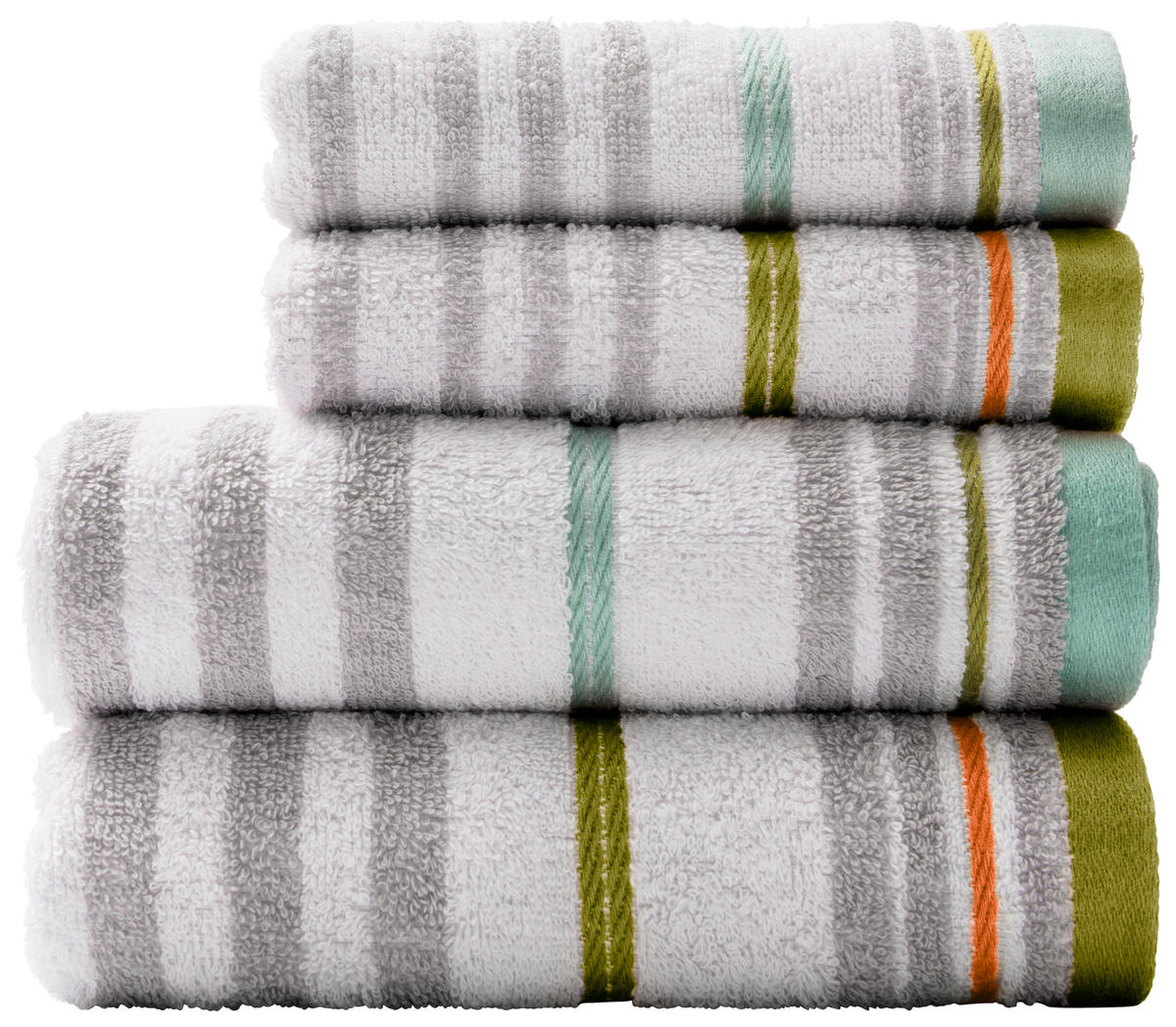 Frottier-Set RAINBOW bunt Baumwolle RAINBOW - weiß/bunt - BENETTON