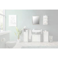 Wandspiegel Madeira Beton Optik B/H: ca. 57x69 cm Madeira - (57,00/69,00cm)