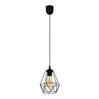 SPOT Light Pendelleuchte Emerald schwarz Metall L/D: ca. 110x17 cm E27 1 Brennstellen Pendelleuchte_Emerald - schwarz (17,00cm) - SPOT Light