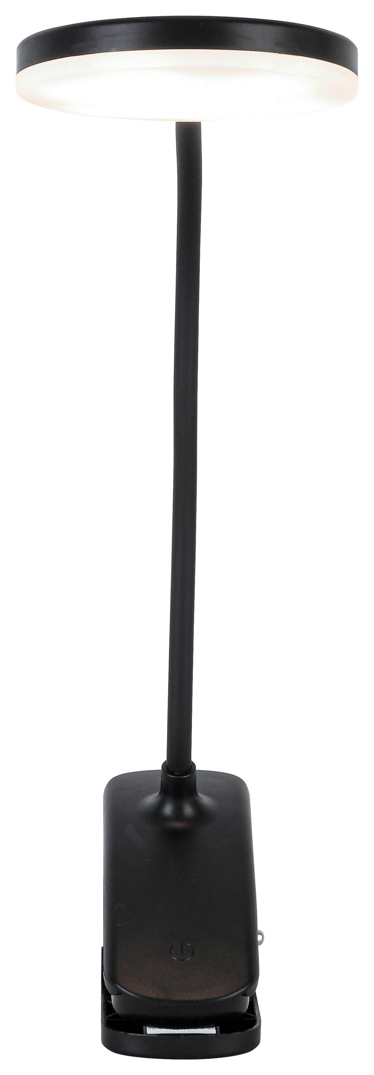 Nolo Tischleuchte schwarz Kunststoff B/H/L: ca. 6,5x52x14 cm LED-Klemmtischleuchte_Noah - schwarz (14,00/6,50/52,00cm) - Nolo