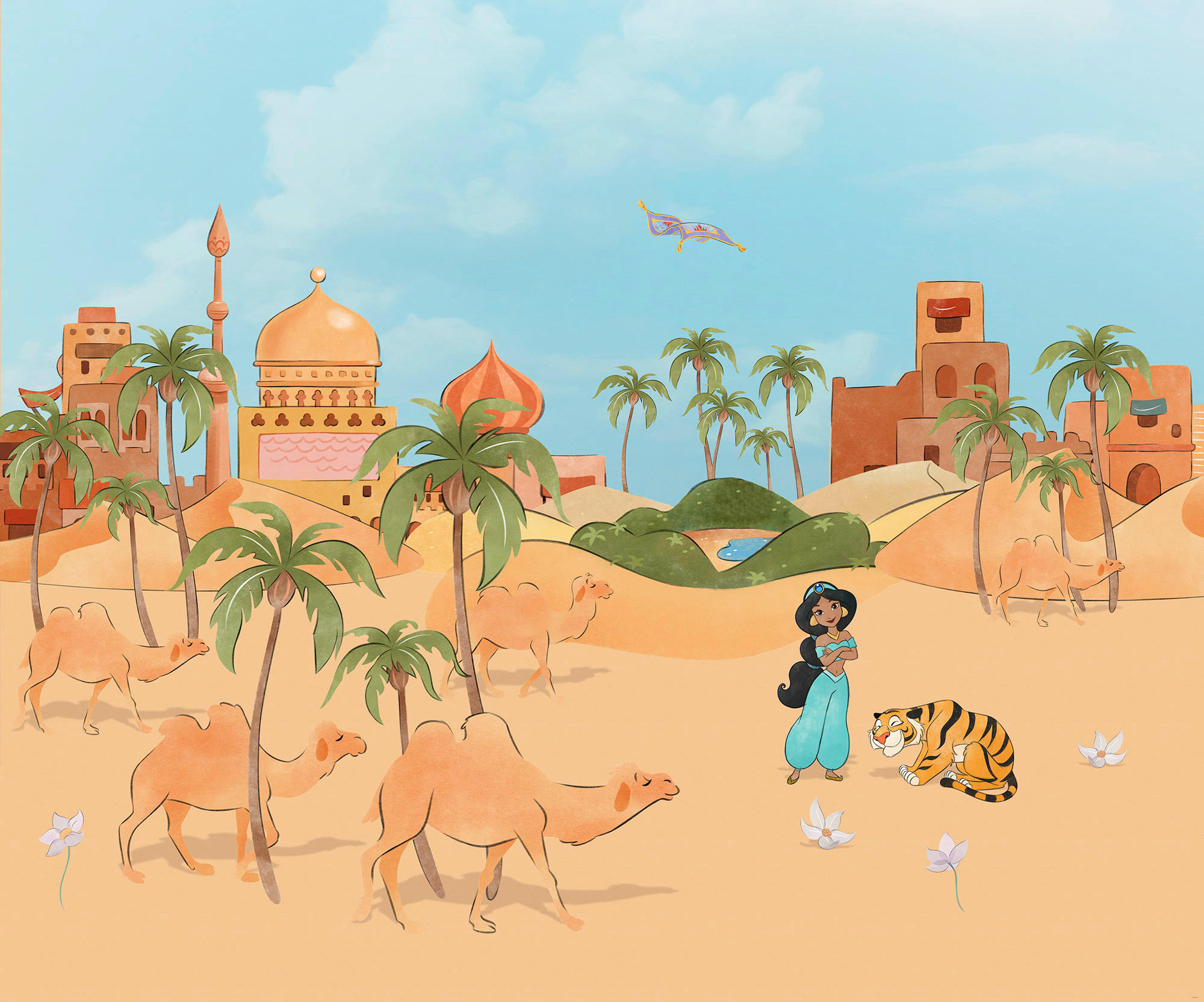 Komar Fototapete Make a wish Jasmin B/L: ca. 300x250 cm Make a wish Jasmin - (300,00/250,00cm) - Komar