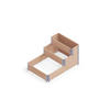 UPYARD Stufenbeet INDUSTRIAL braun Holz B/L: ca. 30x80 cm INDUSTRIAL - braun (30,00/80,00cm) - UPYARD