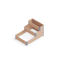 UPYARD Stufenbeet INDUSTRIAL braun Holz B/L: ca. 30x80 cm INDUSTRIAL - braun (30,00/80,00cm) - UPYARD