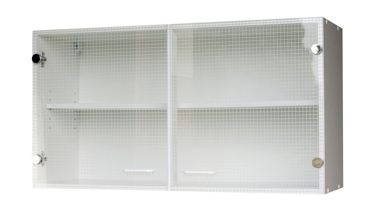 Glashängeschrank Top weiß matt B/H/T: ca. 100x53x35 cm Top - weiß (100,00/53,00/35,00cm) - Menke