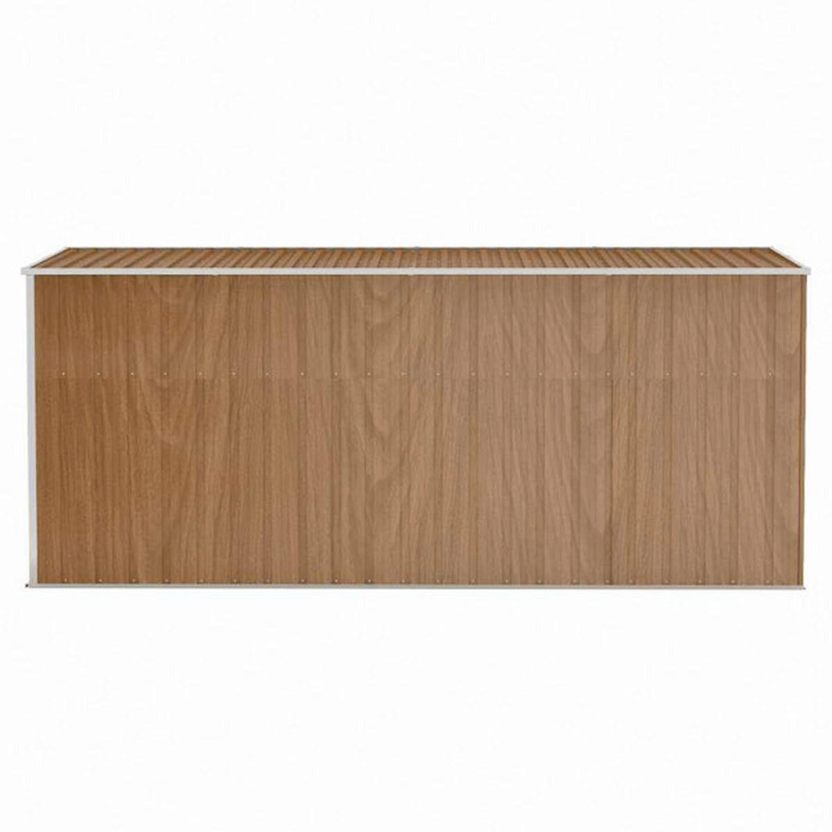 vidaXL Gartenhaus braun B/H/T: ca. 118x178x382 cm Gartenhaus - braun (118,00/178,00/382,00cm) - vidaXL