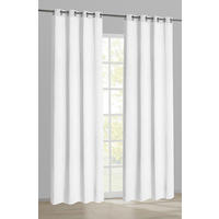 Ösenvorhang Cleo weiß B/L: ca. 140x240 cm Cleo - weiß (140,00/240,00cm) - POCOline