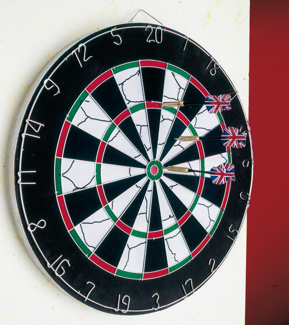 Dartscheibe B/H/L: ca. 47x4x46 cm Dartscheibe_Deluxe - (46,00/47,00/4,00cm)