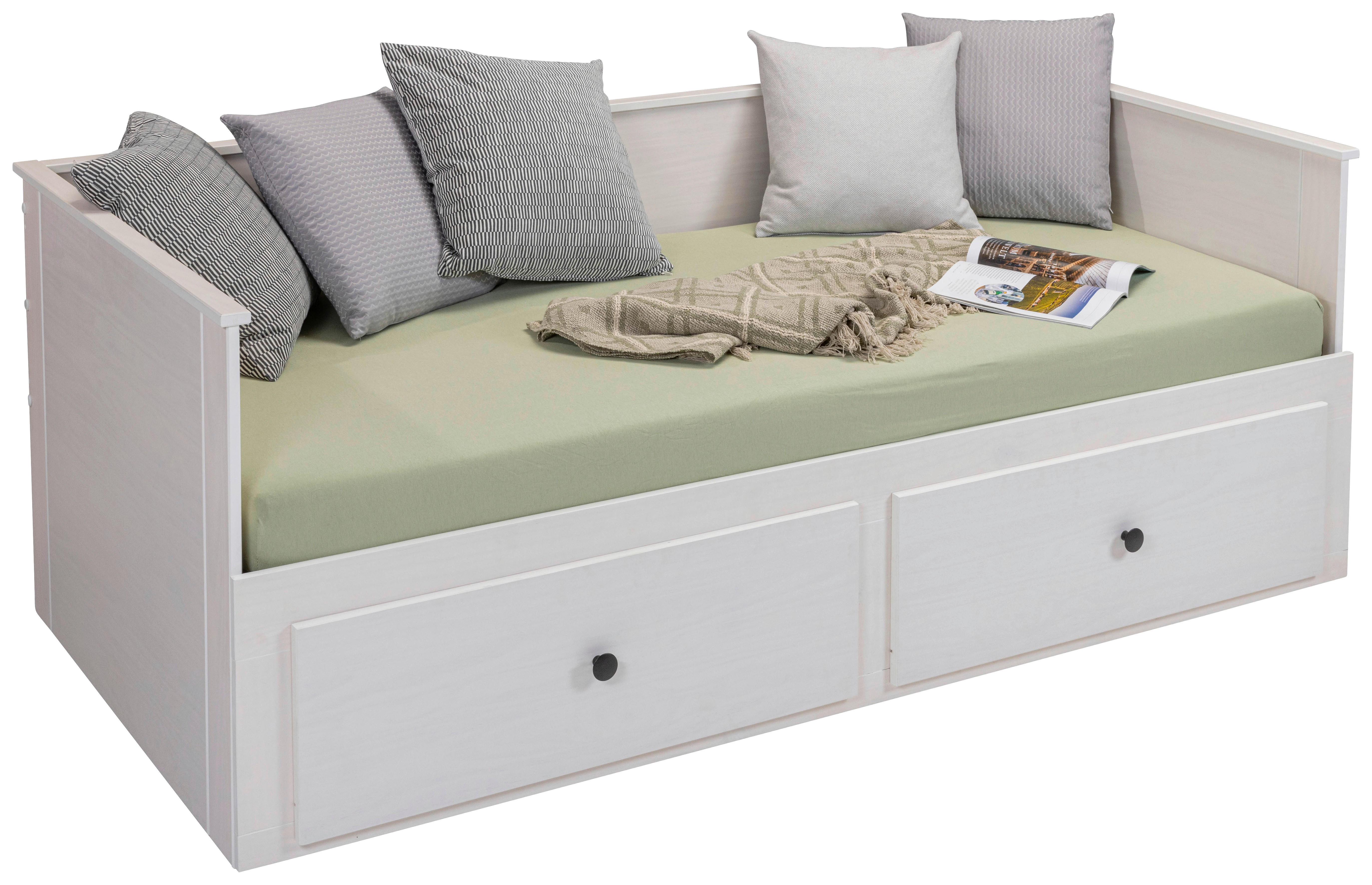 Bett Polina weiß Liegefläche B/L: ca. 90x200 cm Polina - weiß (96,00/75,00/206,00cm)