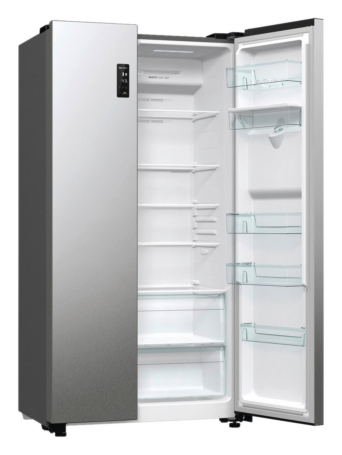 Gorenje Side-by-Side Inox B/H/T: ca. 91x178,6x64,3 cm Side-by-Side NRR9185DAXLWD - Inox (91,00/178,60/64,30cm) - Gorenje