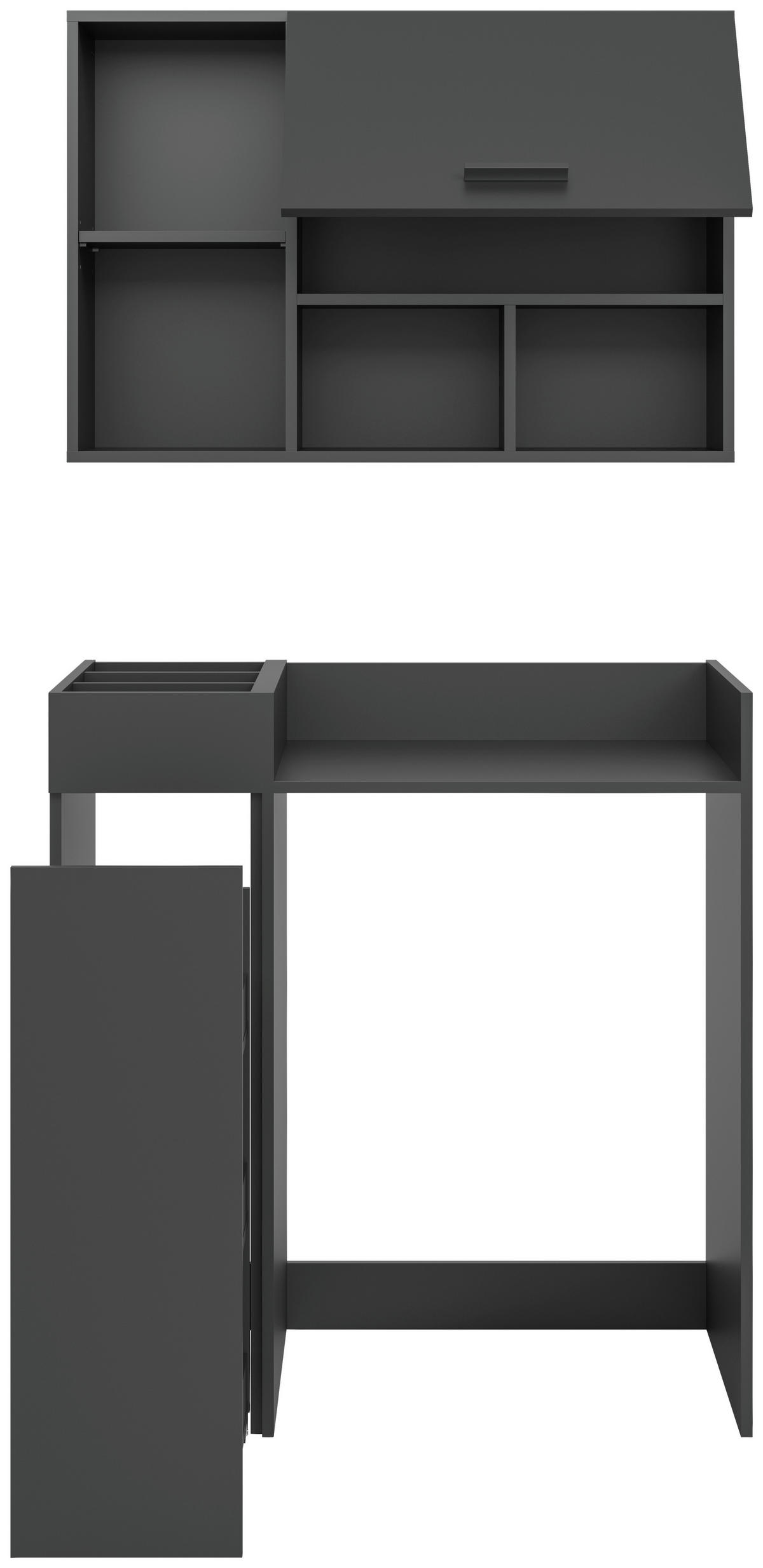 Waschmaschinenumbauschrank Free anthrazit B/H/T: ca. 95x195x60 cm Free - anthrazit (95,00/195,00/60,00cm) - xonox.home