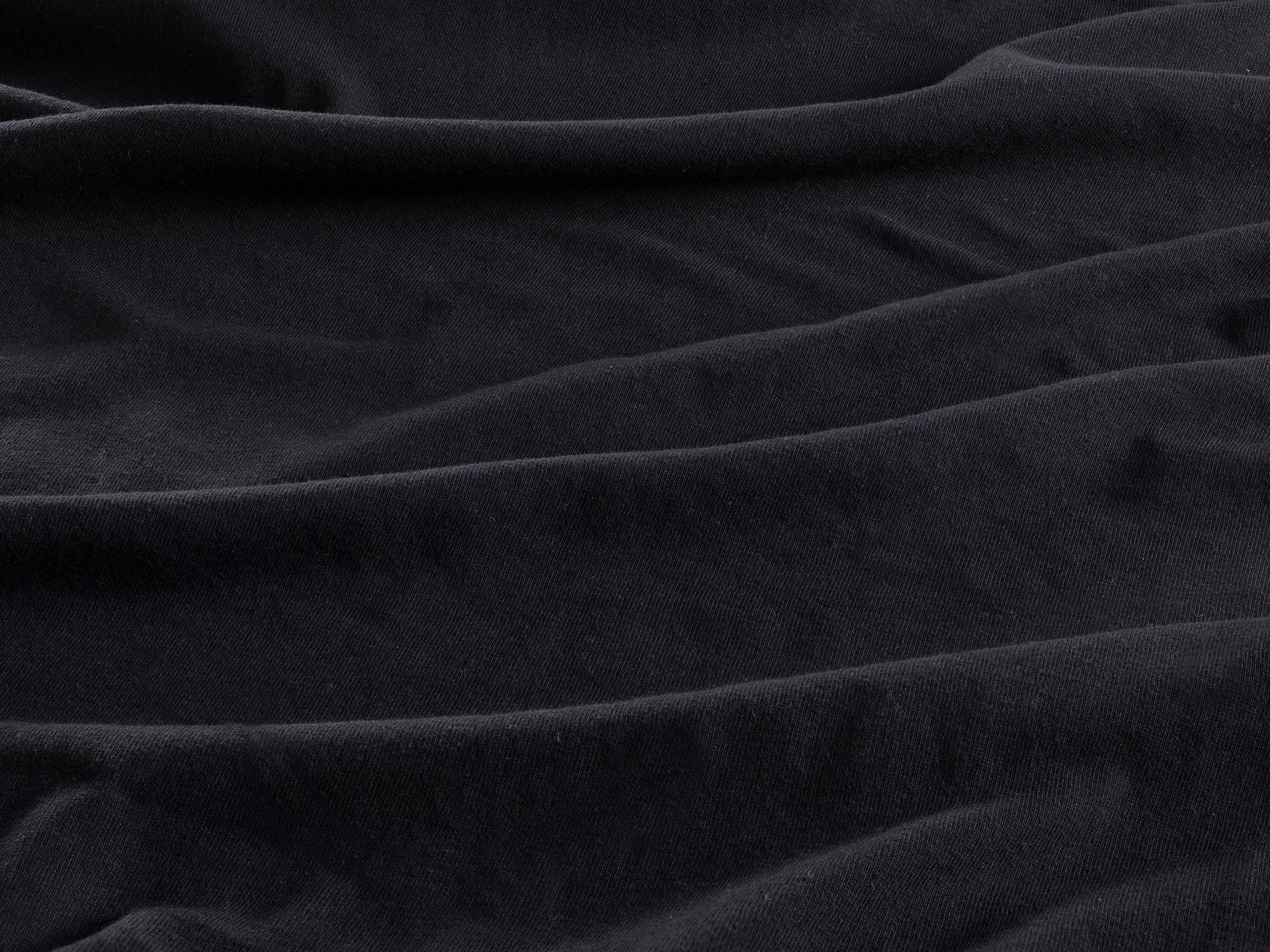 Spannbetttuch Spannbetttuch_Topper schwarz - schwarz (160,00/200,00cm)