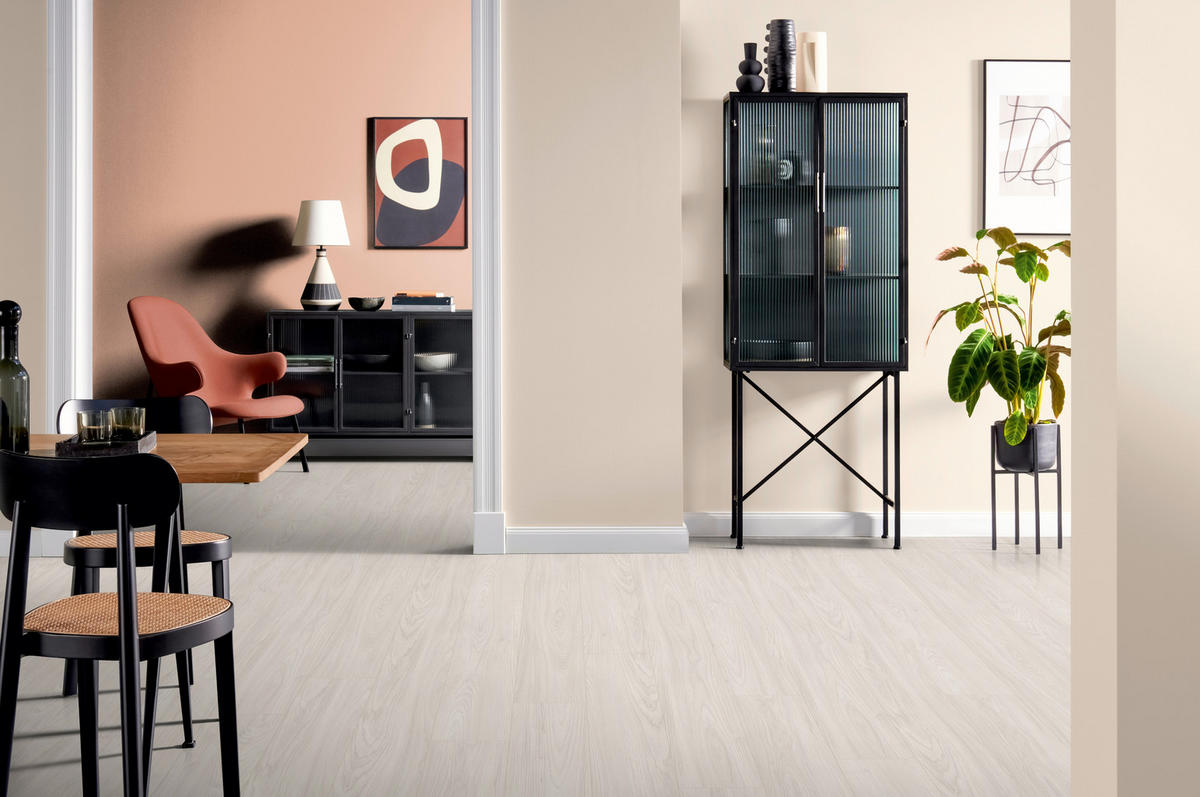 EGGER Laminatboden Akazie weiß ca. 1,9948 m² im Paket Akazie weiß ca. 1,9948 m² im Paket - EGGER