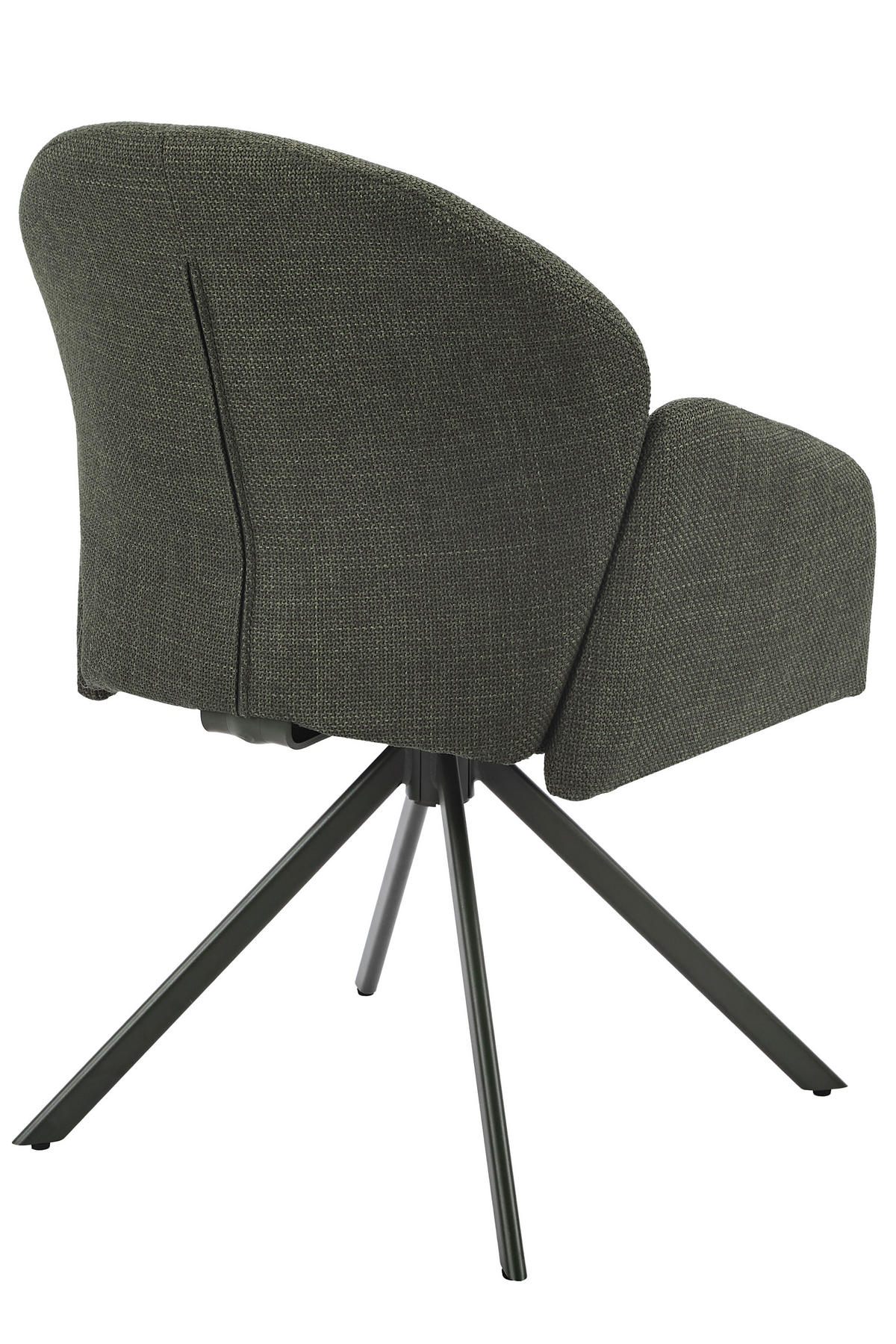 Drehstuhl Holly grün Microfaser Webstoff B/H/T: ca. 57x84x61 cm Holly - grün (57,00/84,00/61,00cm)