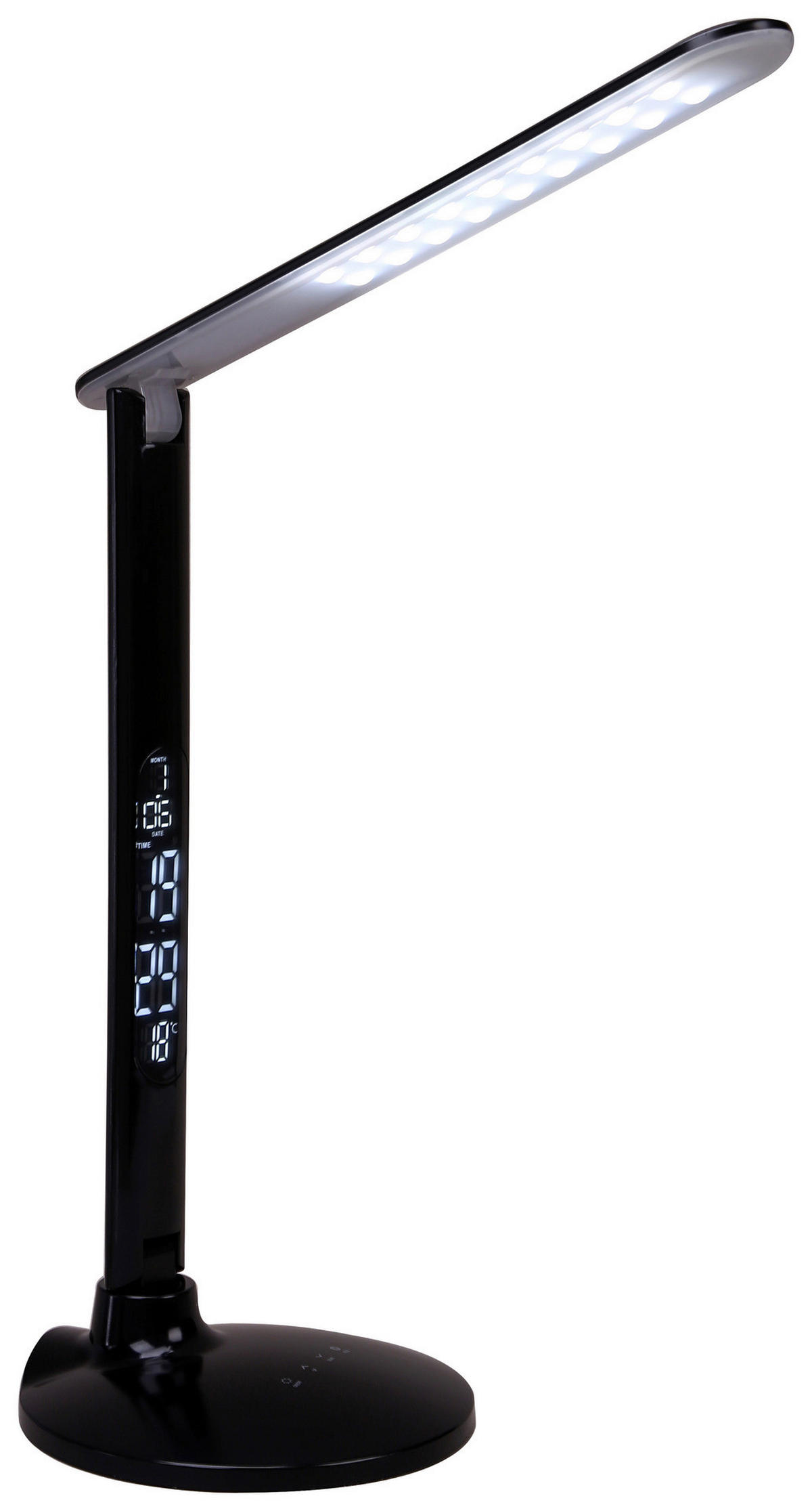 POCOline Tischleuchte Time schwarz Kunststoff H: ca. 50 cm Time - schwarz (50,00cm) - POCOline