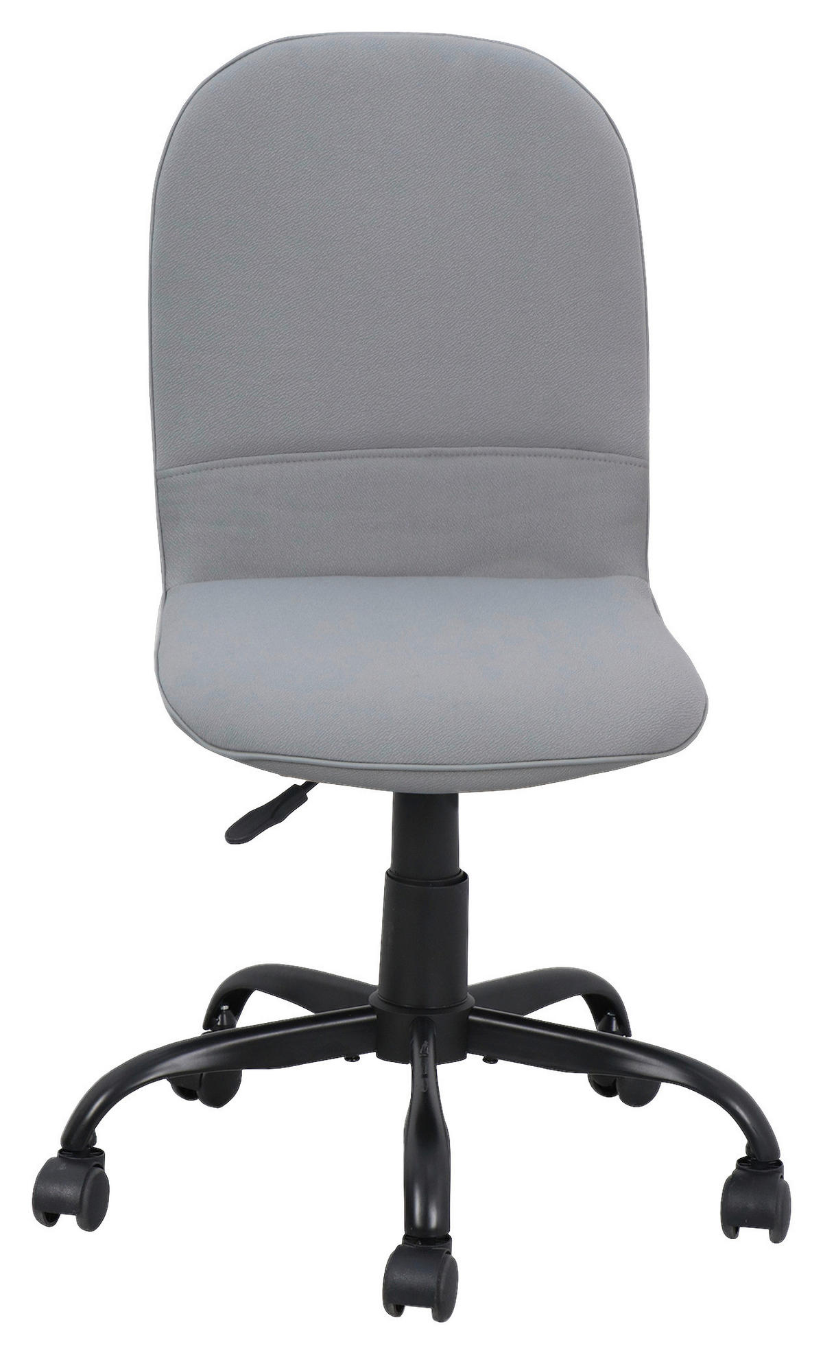 Drehstuhl TROLLY schwarz grau Metall Stoff TROLLY - schwarz/grau (42,00/95,00/54,00cm) - byLIVING