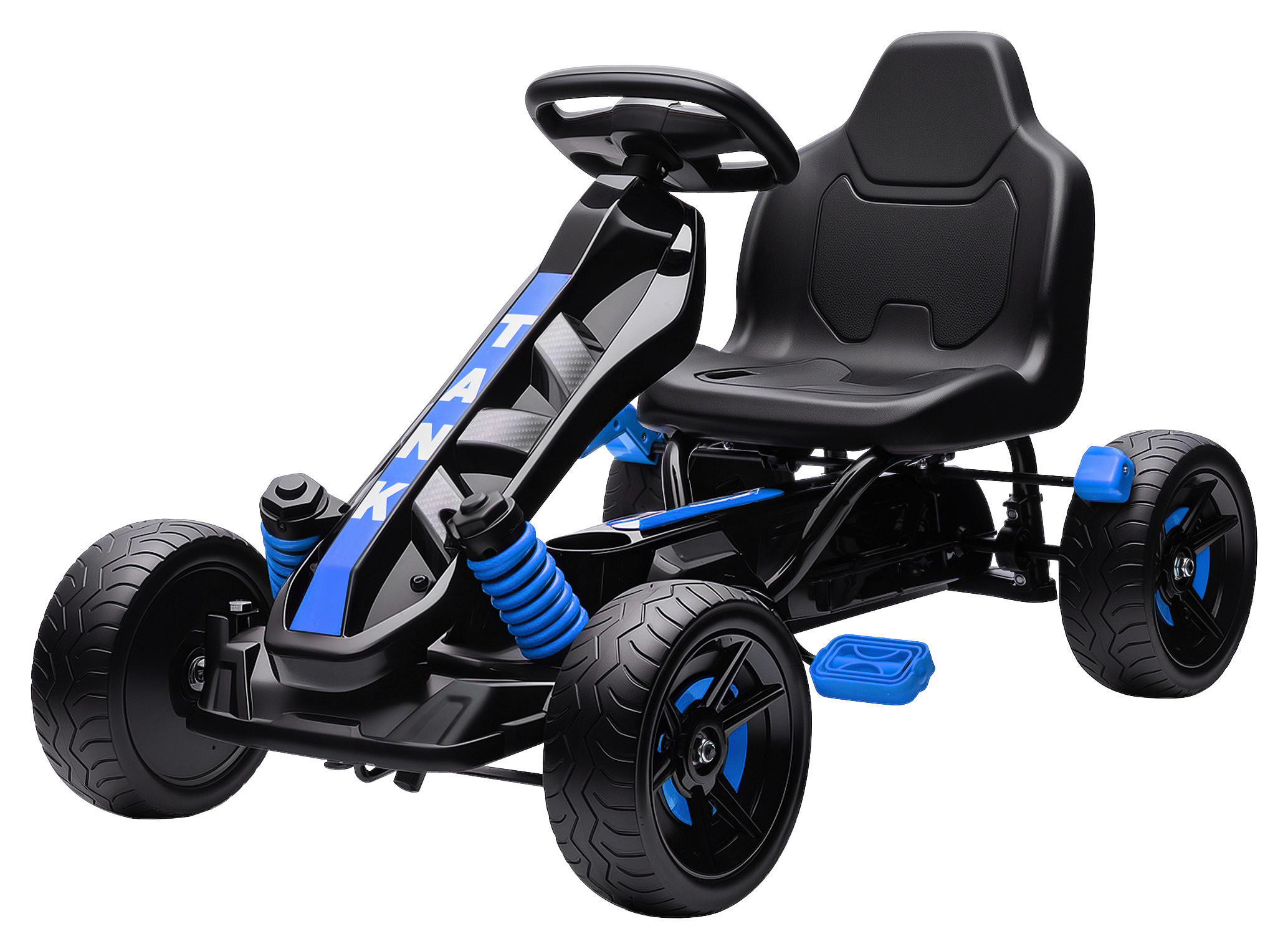 AIYAPLAY Kinder Gokart blau B/H/L: ca. 59x60,5x100 cm Kinder_Gokart - blau (100,00/59,00/60,50cm) - AIYAPLAY