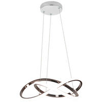 POCOline Pendelleuchte 5945961/00 Chrom klar Metall Acryl L/D: ca. 138x54 cm LED-Pendelleuchte_Dagmar - klar/Chrom (54,00cm) - POCOline