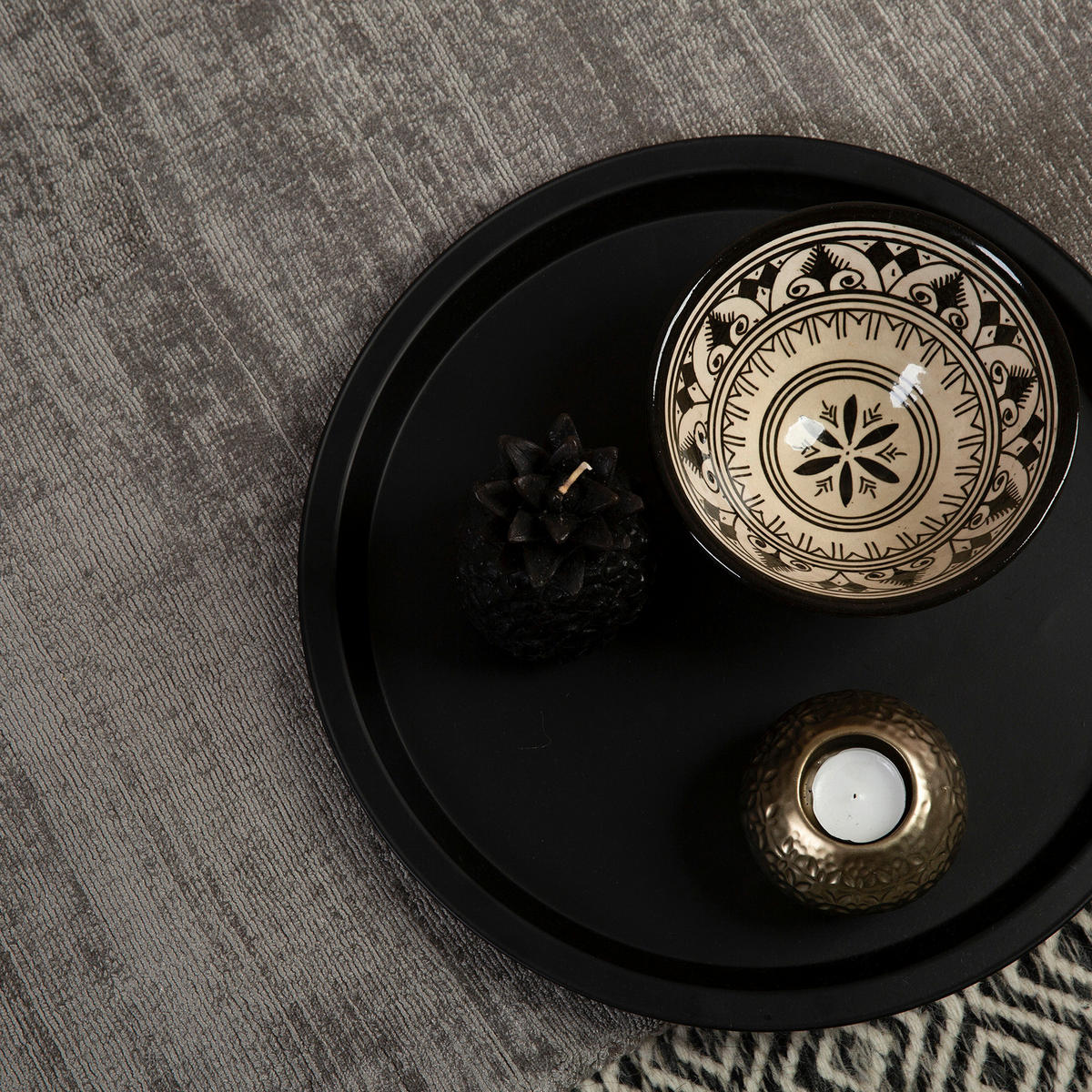 Obsession Teppich My Indigenous silber B/L: ca. 120x170 cm My Indigenous - silber (120,00/170,00cm) - Obsession