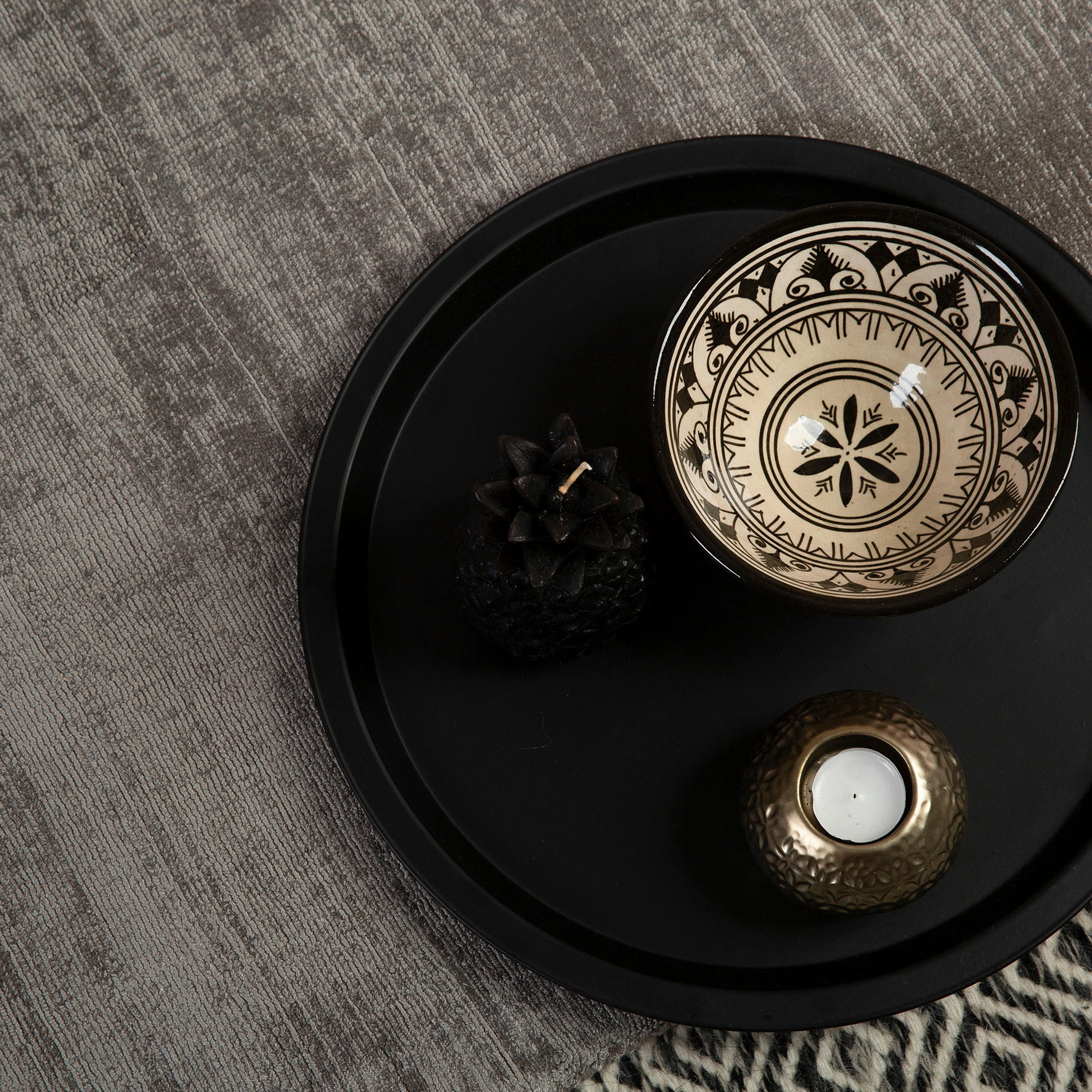 Thumbnail - Obsession Teppich My Indigenous silber B/L: ca. 200x290 cm