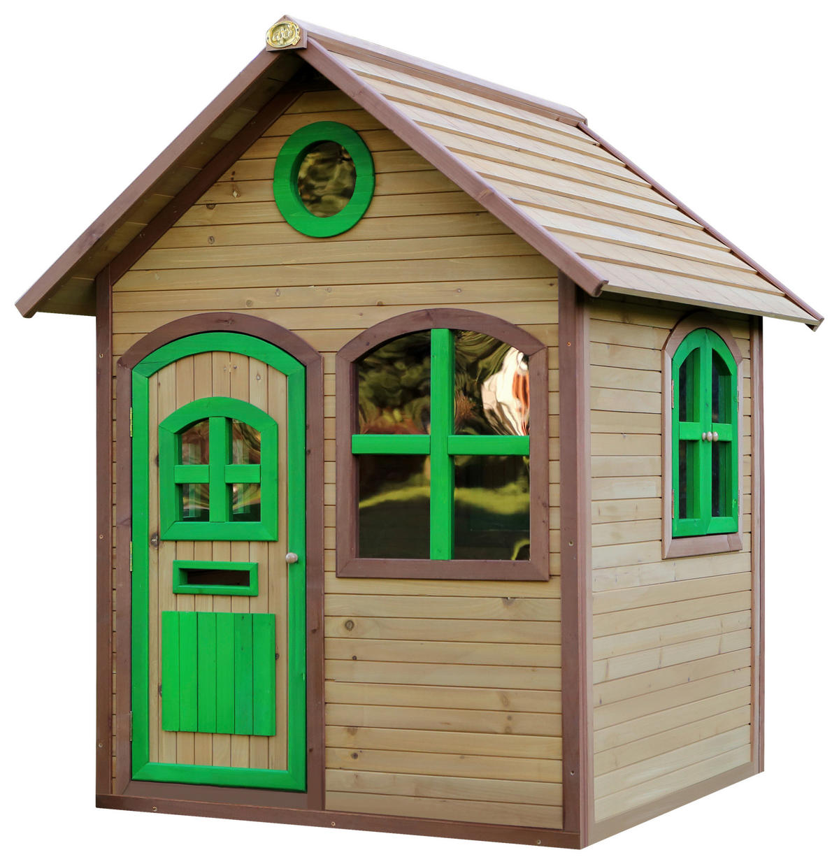 AXI Spielhaus Julia natur B/H/T: ca. 137x175x151 cm Julia - natur/grün (137,00/175,00/151,00cm) - AXI