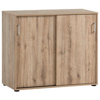 Schiebetürenschrank Niels Eiche B/H/T: ca. 100x83,6x41 cm Niels - Eiche (100,00/83,60/41,00cm) - Möbelpartner