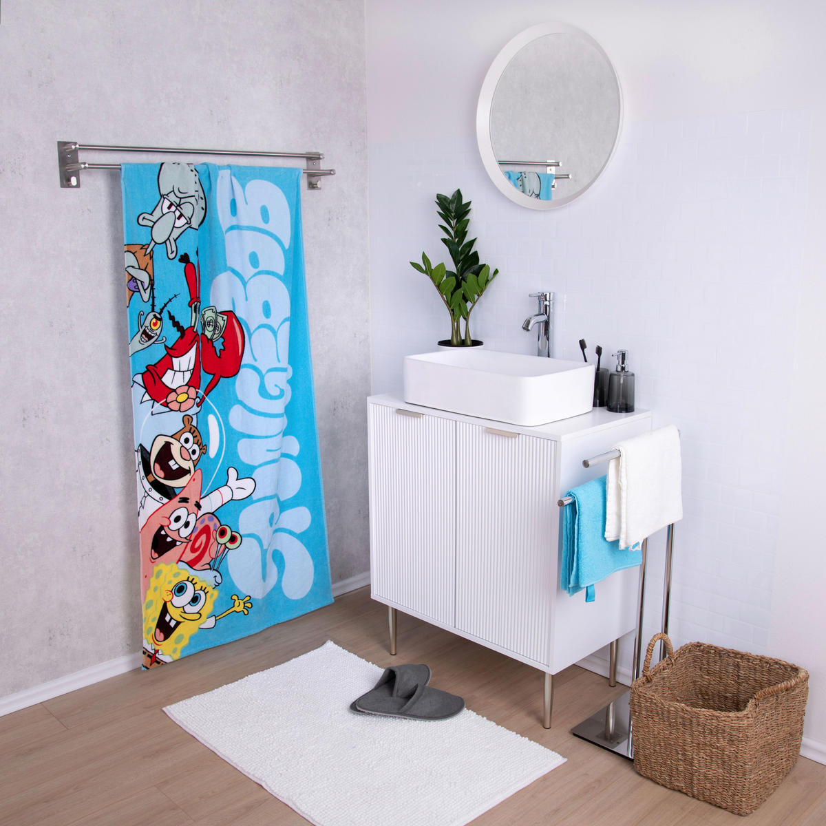 Badetuch Badetuch Spongebob - bunt (75,00/150,00cm) - Spongebob