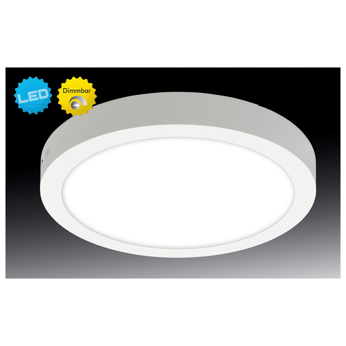 Näve Leuchten LED-Panel 1210726 weiß Metall Kunststoff B/H/T: ca. 30x3,5x30 cm 1 Brennstellen Dimplex - weiß (30,00/3,50/30,00cm) - Näve Leuchten