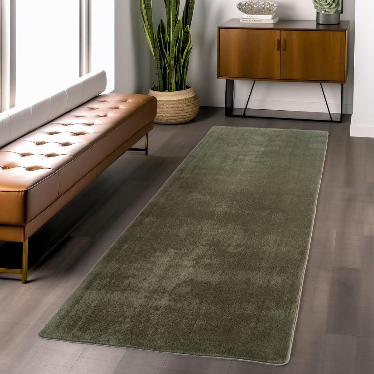 Ayyildiz Teppich JOY grün B/L: ca. 80x250 cm JOY - grün (80,00/250,00cm) - Ayyildiz