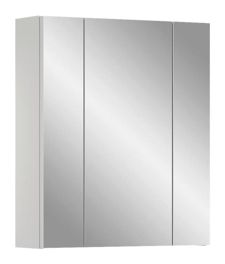 Spiegelschrank Ice weiß weiß Hochglanz B/H/T: ca. 60x55x46 cm Ice - weiß (60,00/55,00/46,00cm) - xonox.home